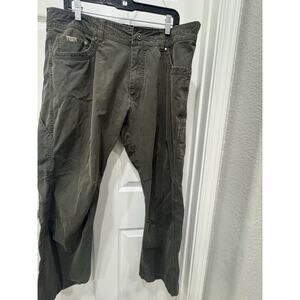 Kuhl Mens Olive Green Utility Outdoor Casual Work Pants Trousers